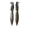 Ready Stock Weiyu High-quality 15inch PVC Octopus Skirt Soft Fishing Lure Glow-in-the-dark Eye for Saltwater Fish