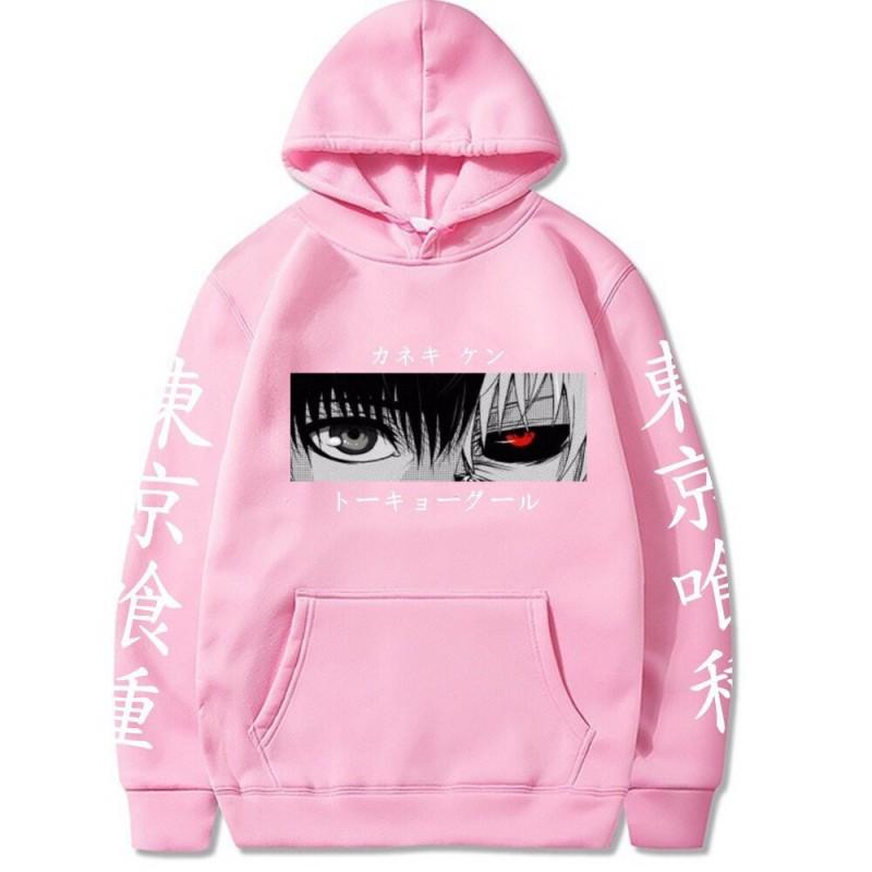 Mens Tokyo Ghoul Kaneki Ken Hoodie Sweatshirt Anime Cosplay Streetwear Pullover Fall