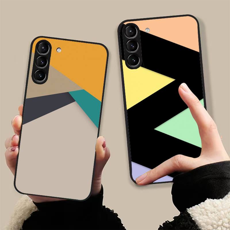Чехол для телефона с геометрическим рисунком в цветном стиле для Samsung Galaxy S7 Edge Plus S9 S20Plus S20ULTRA S10lite S225G S10