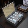 Ru kiln Xishi pot tea set business gift activity souvenir, the company's annual meeting will send employees to print