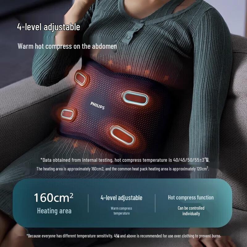 Philips PPM7201B Массажер для поясницы и талии, штекер CN (адаптер в комплекте)