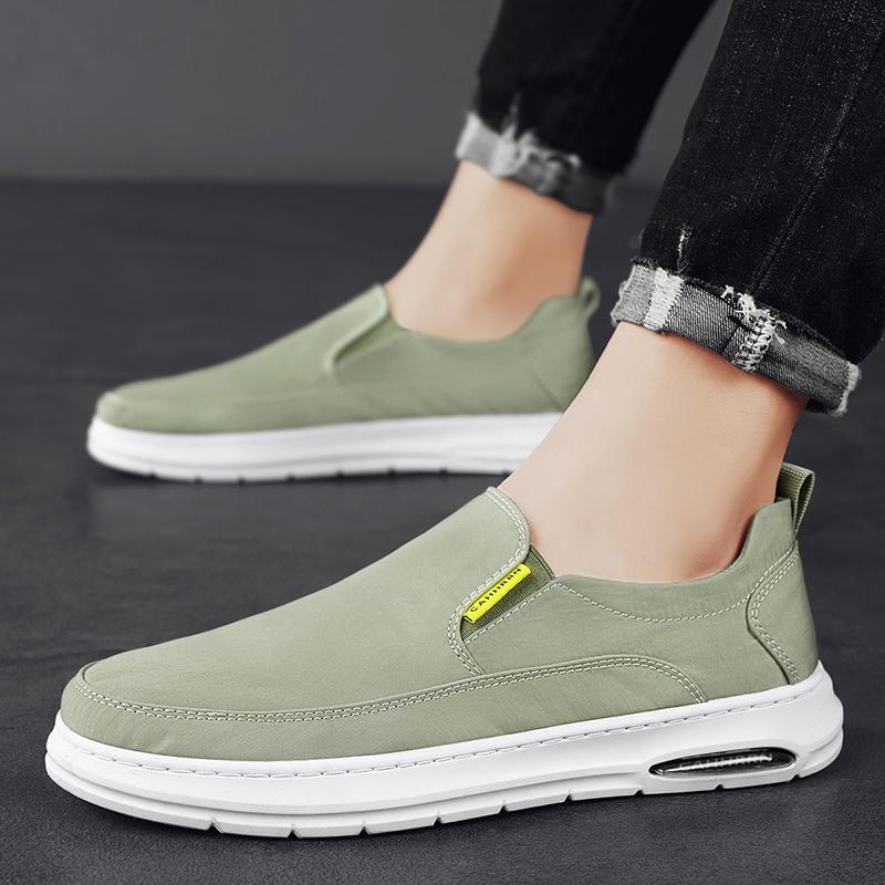 Летние дышащие парусиновые туфли мужские мокасины легкие кроссовки удобные повседневные мужские туфли легкие туфли на плоской подошве мужские прогулочные