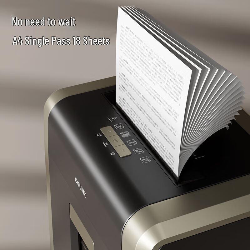 Deli GA705 P-5 High-Security Commercial Paper Shredder CN plug (adapter included)