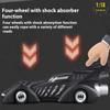 1/18 Scale Classic Movie Car Second Chariots Batmobile Alloy Concept Bat Sports Car Metal Metal Racing Car Model Sound Light Kids Toys