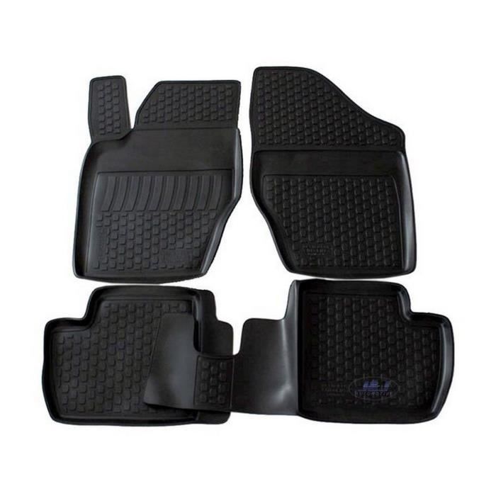 J&J AUTOMOTIVE | Tapis De Sol En Caoutchouc 3D Exclusive Pour Citroën C4 C 4 2004-2012