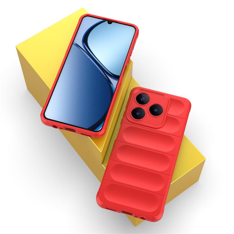 Чехол для Realme C61 Силиконовый Жидкий Ударопрочный ТПУ Защитный Противоударный Чехол для Телефона Обложка для Realme C61 Резиновый Чехол для Realme C61