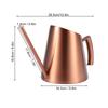 Household Stainless Steel Watering Can Pot Garden Green Plant Flower Watering Kettle BronzeL
