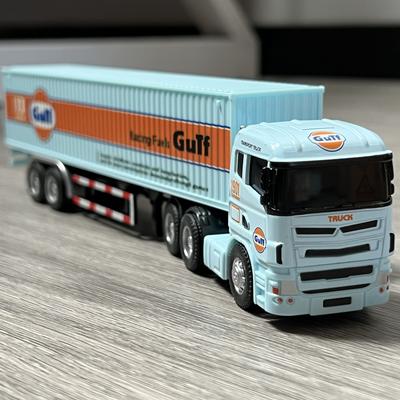 1:64 Контейнеровоз Scania Американский Контейнеровоз Металлическая Литая Модель Машины Mini GT Модели Транспортных Средств Миниатюрные Машинки День Рождения