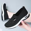 Fashion Women's New Summer Shoes Mesh Breathable Sneakers Light Slip On Flat Platform Casual Shoes Ladies Anti-slip Walking Woven Shoes
