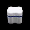 Bathroom Denture Cup Mouthguard Cleaning Container Denture Boxes Bath Dentures Container Denture Box for Travel Retainer