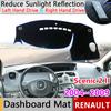 Коврик на панель автомобиля для Renault Scenic 2 II 2004~2009 2005 2006 Коврик Защитная накладка на приборную панель Ковер Противоскользящий Солнцезащитный Аксессуары