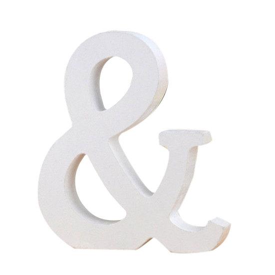 Puntos деревянные английские буквы алфавита символ орнамент свадьба DIY украшение