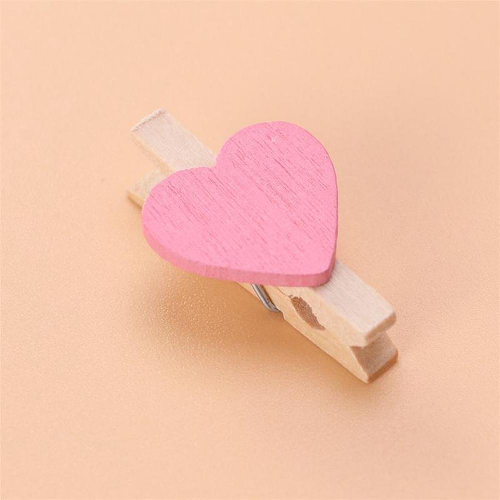50PCS/Lot Bachelorette DIY Home Handicrafts Papers Clothespins Clothes Pegs Photo Clip Wood Clips