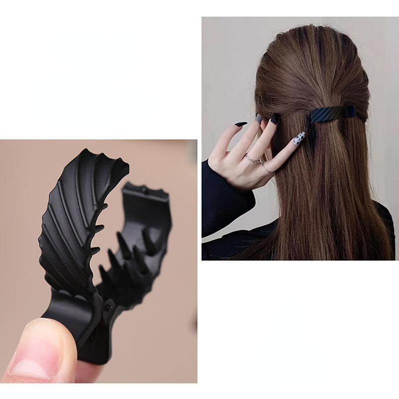 Круглая заколка для волос Grab High Ponytail Fixed Artifact Claw Hairpin Women Back Head Frosted Hairpin Anti-Low Style Claw Hairstyle Clip