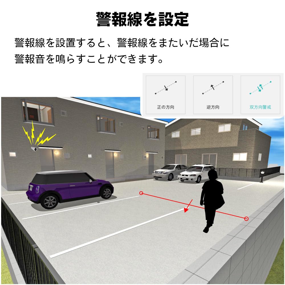 Камера видеонаблюдения Broadwatch AI Обнаружение человеческого тела Автоматическое отслеживание человеческого тела 2 мегапикселя 1080p FHD CMOS сенсор Инфракрасное ночное видение Водонепроницаемая