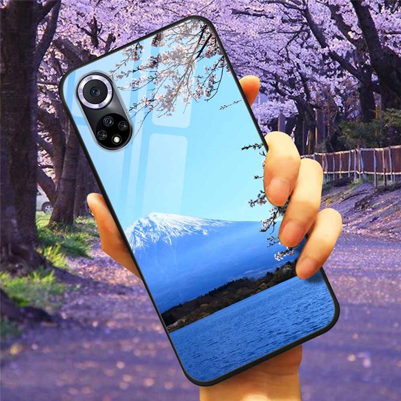 Чехол для Honor 50 Pro Закаленное Стекло Звездный Мрамор Жесткая Задняя Крышка для Телефона Huawei Honor 50 Чехлы Honor50 Защитные