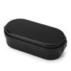 Miyoshi Seisakusho Lunch Box with Integrated Ice Dome Caviar GEL-COOL Pack, L, Black, 0101-0174