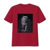 Wild Snow Leopard Walking T Shirt For Boys And Girls Stylish Cute Design Vintage Unisex Streetwear Top For Everyday Wear