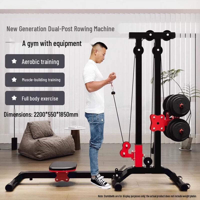 Brangdy Multifunctional Foldable Wind Resistance Rowing Machine CN plug (adapter included)