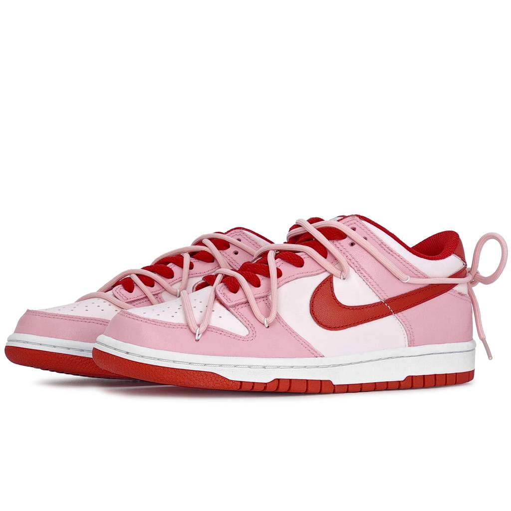 Nike Dunk Peach Blossom Slip Resistant Abrasion Resistant Low top Skateboard Shoes Women's Pink FB9109-119(Team318-)