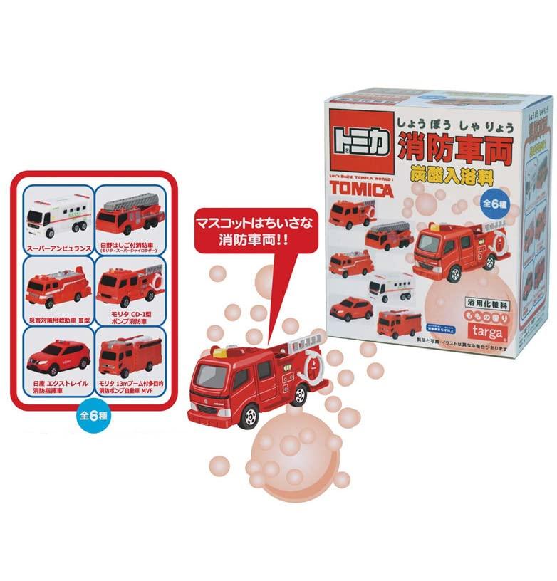 Targa Tomica Fire Truck Carbonated Bath Salt, Box of 12