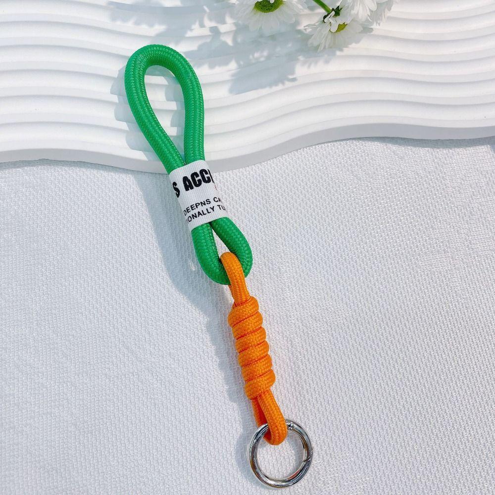 Анти-потеряшка, цветной узел, креативный плетеный шнурок, брелок, рюкзак, декор