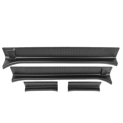 Car Door Sill Guards Fit for Jeep Wrangler JL 4-Door 2018- 4Pcs Car Door Sill Entry Guards
