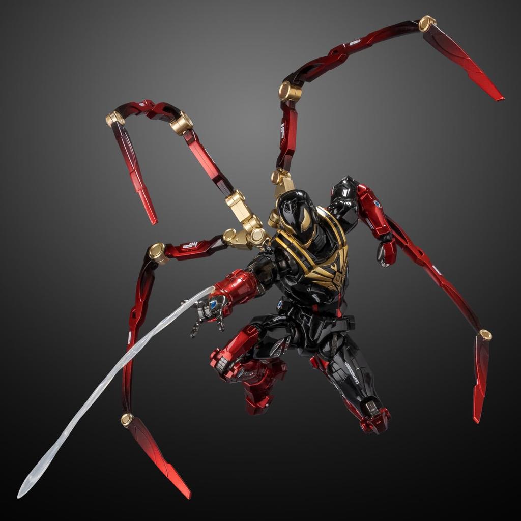 Fighting Armor Iron Spider (Miles Morales) Approximately 165mm Die-cast, PVC, and ABS Painted Movable Figure