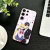 Cartoon G-Sailor M-Moons Phone Case For Samsung S26,S25,S24,S23,S22,S21,S20,S30,Ultra,Plus,Fe,Note,5G Black Cover