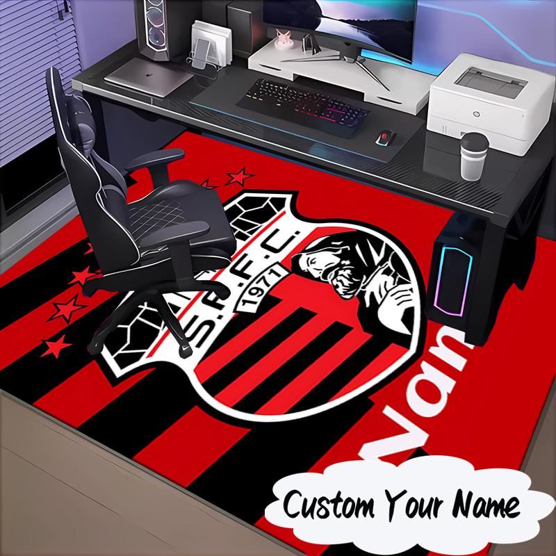 Custom Name Soccer Team Francisco Rug for Living Room, Game Rooms, Office, Bedroom, Floor Mat Playful Design, fan gifts Christmas decor