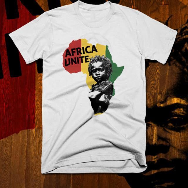 Africa Unite T-shirt Tops Tees Unisex Melanin Strong, Stay Woke, Black History Month MLK, BLM