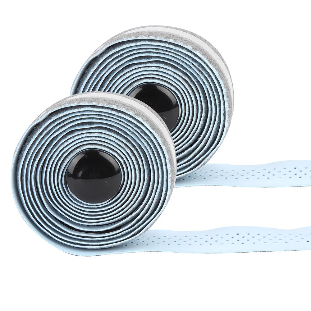 Wet PU Cycling Handlebar Bar Tape Lightweight Road Bike Handle Wrap Black