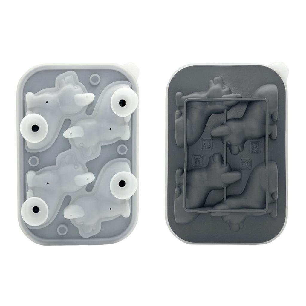 Cute Ice Cube Tray Silicone Mold Silicone Ice Cube Trays Dog Shaped Ice Cube Molds for Drinks Cocktails Juice Beverage