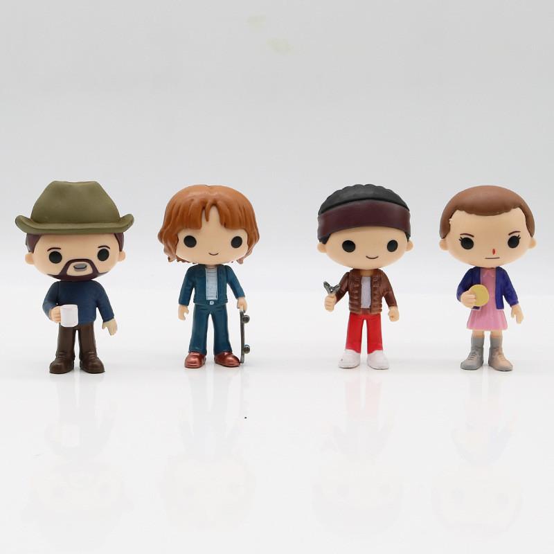 Stranger Things 5 Pvc Figure Set With Movable Heads For Collectors And Fans