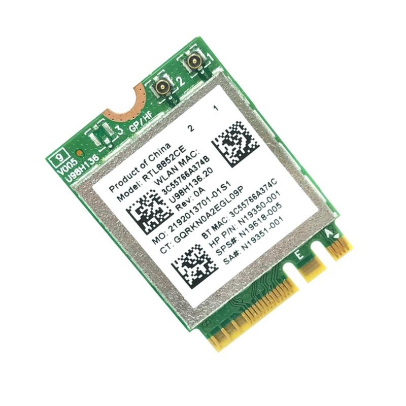WiFi6E Networking Card RTL8852CE 5.2 Wirelessly Adapter 2.4G/5Ghz/6Ghz Wifi Receiver