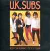 Пластинка 7 дюймов UK SUBS - Keep On Running (Пока не сгоришь) GEMS45 GEM 1981 Великобритания Рок Б/у
