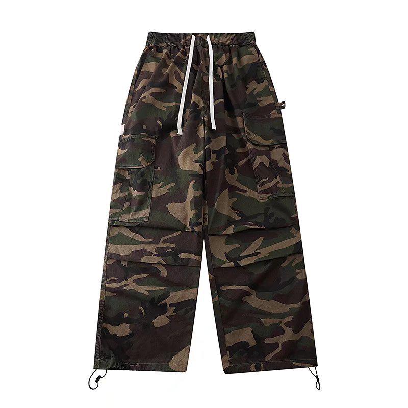 Мужские брюки в стиле ретро-американского камуфляжа Slim-Fit Hip Hop