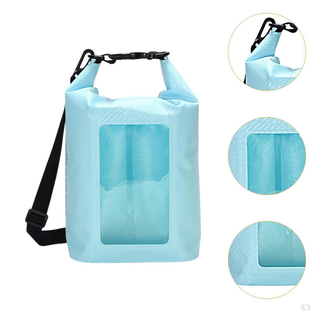 Водонепроницаемый чехол для телефона Dry Bag объемом 5 л, портативный спортивный рюкзак Roll Top Duffle для активного отдыха