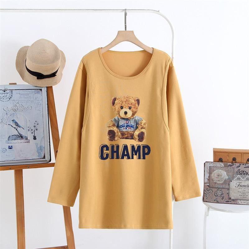 Топ для кормящих с длинным рукавом для беременных - Стильная весенне-осенняя одежда для мам в послеродовой период и кормящих грудью