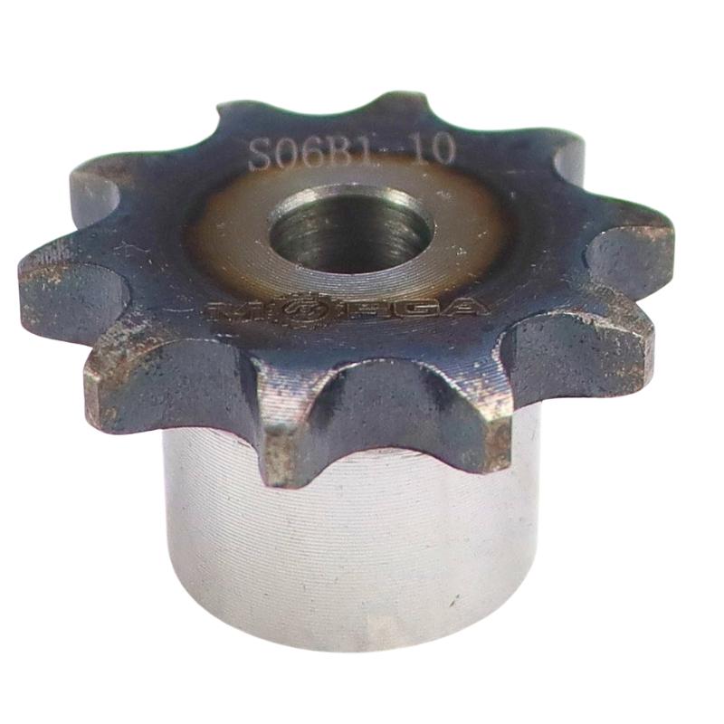 Hardened chain sprocket with flange, hub 06B-1 (R1 3/8) Z-10 outer diameter 34.5 MORGA