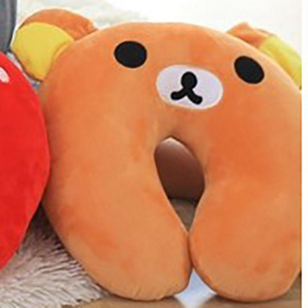 10 цветов U-образная плюшевая подушка для сна с защитой шеи, офисная подушка, милые и очаровательные дорожные подушки для детей/взрослых