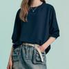 Maxza Pleats Round Neck 5 Sleeve Blouse Zc06qb600on