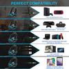 Игровая гарнитура объемный звук регулируемая громкость игровые наушники с микрофоном с шумоподавлением