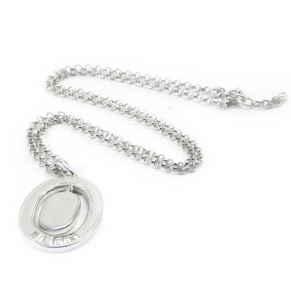 Altesse [I3207] - Белое серебряное ожерелье «Богиня»