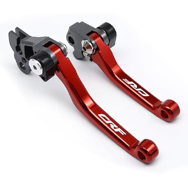 Рычаги сцепления и тормоза для питбайка CRF125F CRF 125 F 125FB 2024 2025, складные, CNC, красные