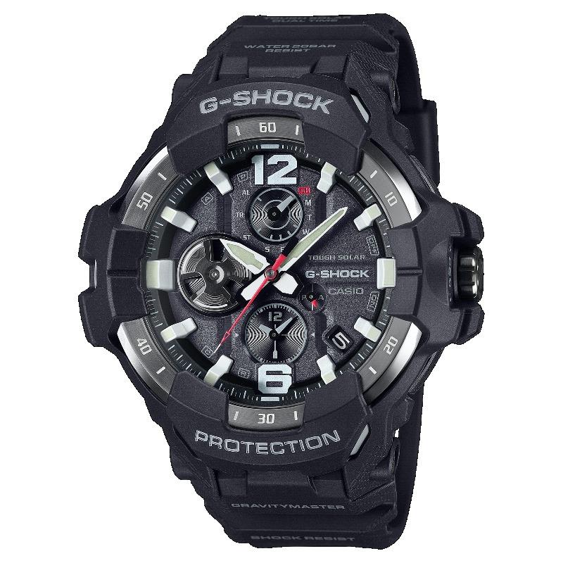 Casio Мужские кварцевые часы с resin-корпусом, водозащитой 200 м, ударопрочностью, будильником GR-B300-1A