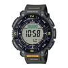 Наручные часы Casio Pro Trek, оригинальный японский продукт, линейка для альпинистов, с питанием от солнечной энергии, корпус из биомассы, PRG-340-3JF, мужские, цвет хаки