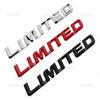3D Metal LIMITED Letters Rear Trunk Emblem Sticker Car Side Fender Badge Decals For Toyota Highlander Accessories HH0