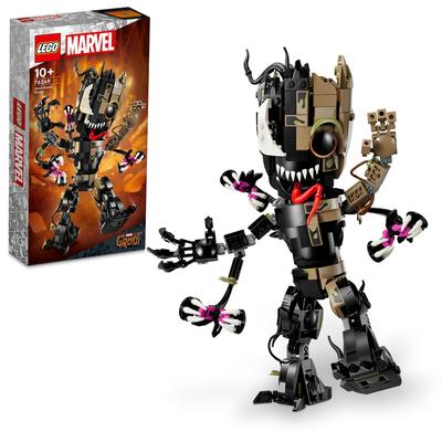 LEGO Супергерои Веном Грут Игрушка Подарок День рождения Блок Рождество Мальчики Девочки Дети 10 лет 11 лет 12 лет Начальная школа Marvel