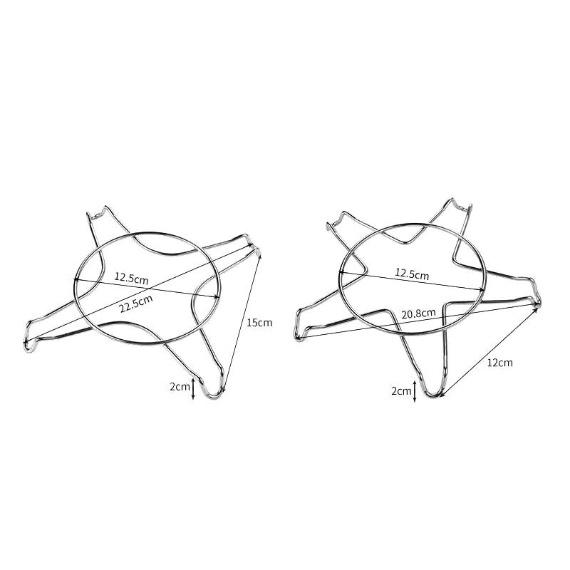 Газовая варочная панель Варочная панель Подставка для сковороды Подставка для готовки на пару Поддерживающий кронштейн Решетка Вок Нержавеющая сталь